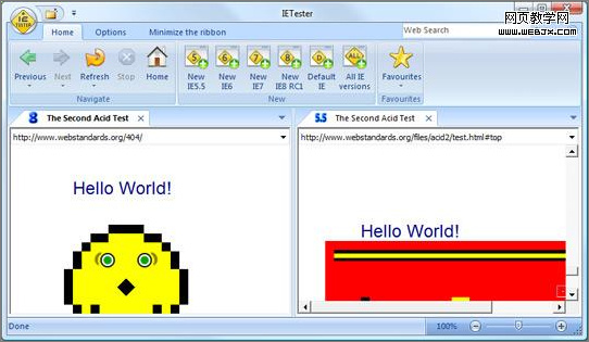 9&10、老版本的Internet Explorer