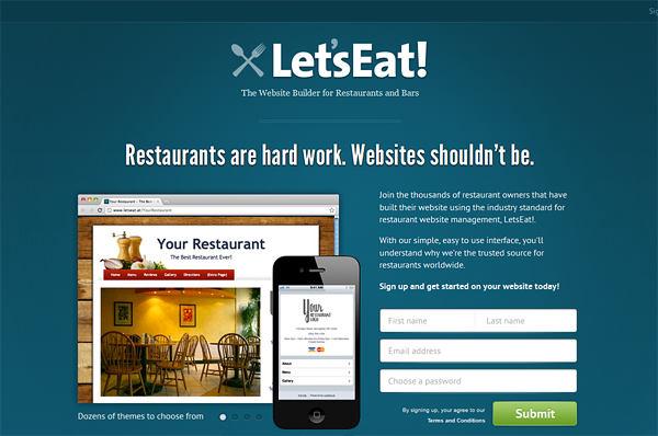 LetsEat免費(fèi)網(wǎng)站建設(shè)者