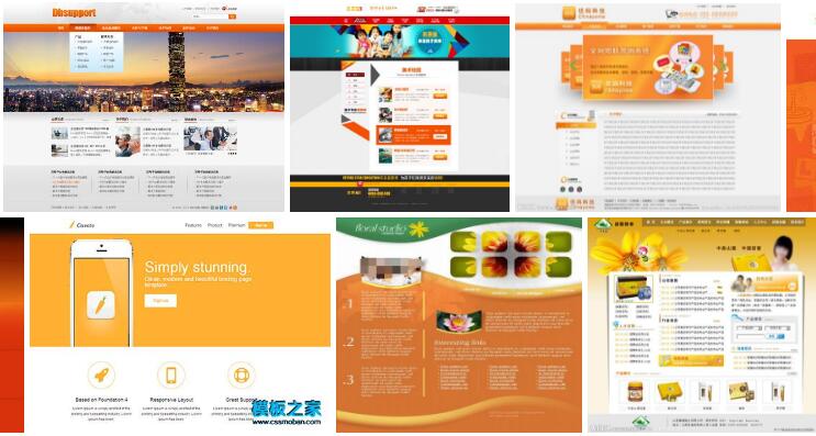 橙色的網(wǎng)站設(shè)計3